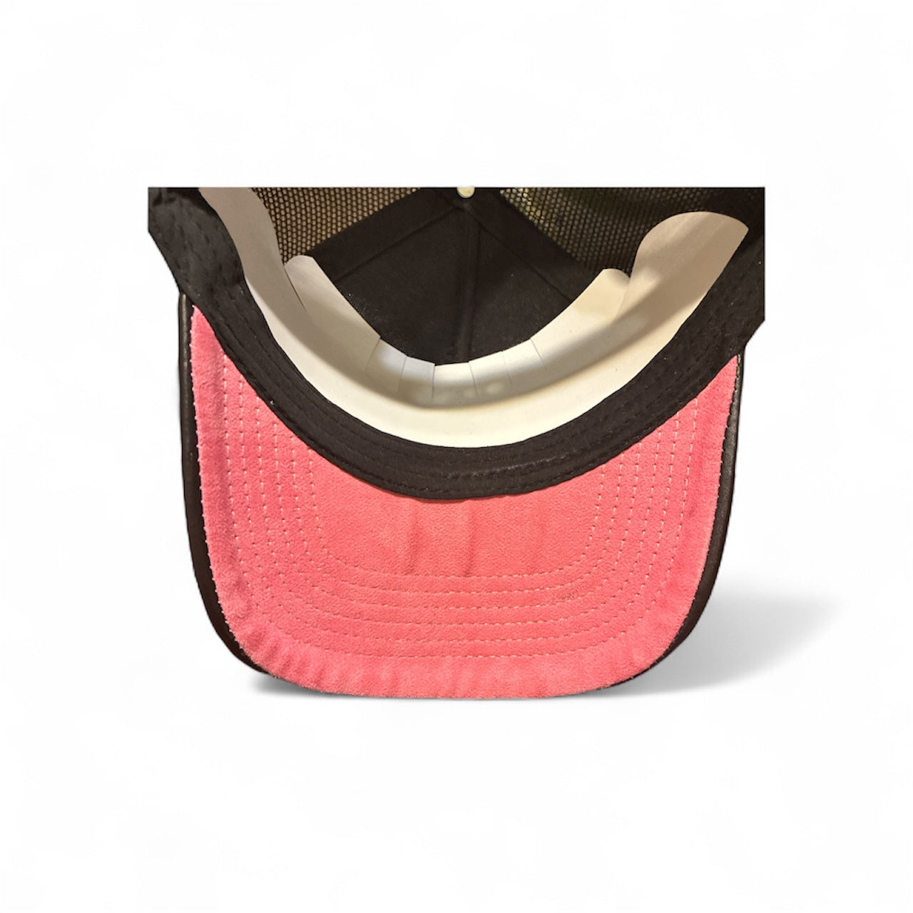 S.N. LEATHER TRUCKER HAT